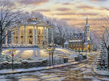 Landschaft im Schnee Werke - Joys Of Christmas Robert Fi Winter